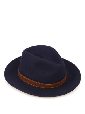 BORSALINO: cappelli - Cappello in feltro blu Alessandria