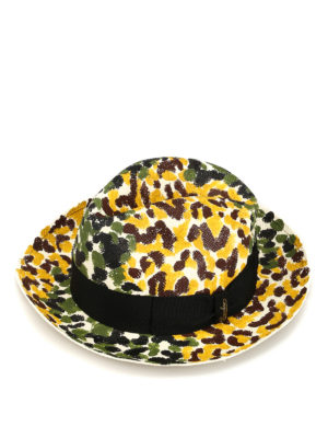 BORSALINO: cappelli - Panama Quito leopardato