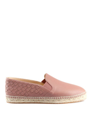 BOTTEGA VENETA: espadrillas - Espadrillas Gala in nappa rosa