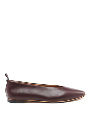 BOTTEGA VENETA: flat shoes - Almond toe nappa flats