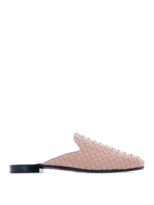 BOTTEGA VENETA: Mocassini e slippers - Pantofole Fiandra nappa Intrecciato