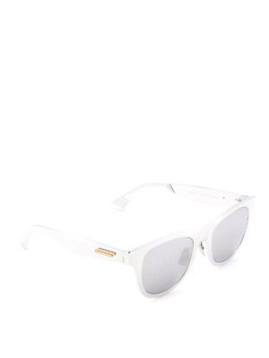 BOTTEGA VENETA: sunglasses - Metallic sunglasses
