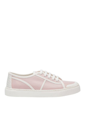 BOTTEGA VENETA: sneakers - Sneaker in pelle rosa chiaro