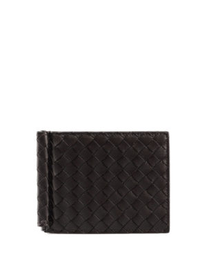 BOTTEGA VENETA: portafogli - Portafoglio in Intrecciato con fermasoldi