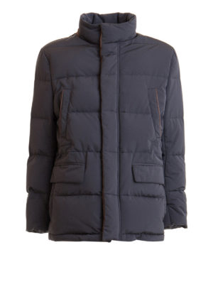 BRIONI: padded jackets - Silk blend puffer jacket