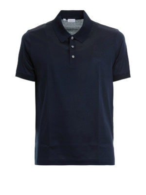 Brioni: polo shirts - Cotton pique polo shirt