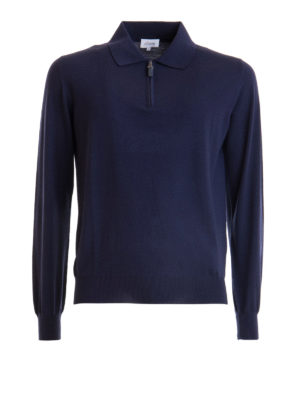 BRIONI: polo shirts - Polo collar wool sweater