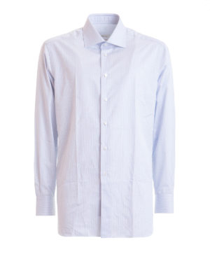 BRIONI: shirts - Poplin striped shirt