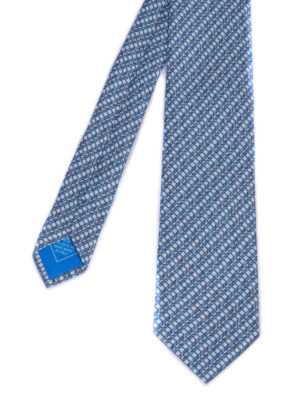 BRIONI: ties & bow ties - Patterned silk tie