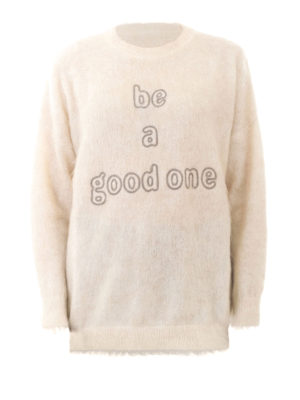 BRUNELLO CUCINELLI: crew necks - Be a good one alpaca and mohair sweater