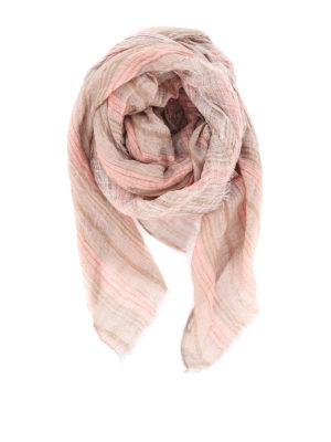 BRUNELLO CUCINELLI: Bufandas y pañuelos - Bufanda - Gris