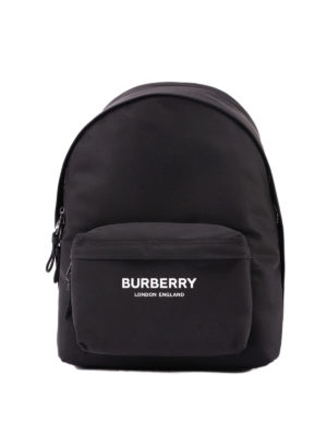 BURBERRY: backpacks - Jett Pn9 logo print backpack