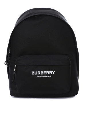 BURBERRY: zaini - Zaino con stampa del logo