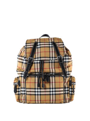 BURBERRY: zaini - Zaino The Large Rucksack in Vintage check