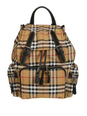 BURBERRY: zaini - Zaino in nylon The Medium Rucksack