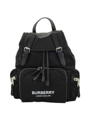 BURBERRY: zaini - Zaino The Rucksack medio nero