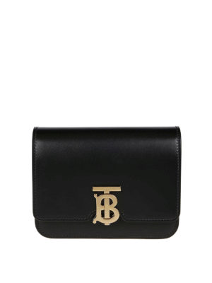 BURBERRY: marsupi - Marsupio TB in pelle con catena