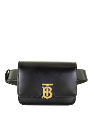 BURBERRY: marsupi - Marsupio TB medio nero
