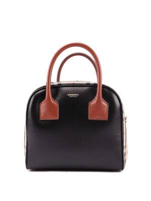 BURBERRY: Bowling - Bowling Tasche - Schwarz