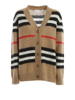 BURBERRY: Cárdigans - Cárdigan - Beis