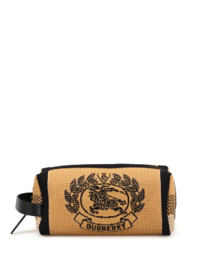 BURBERRY: custodie e cover - Beauty in maglia con stemma d'archivio