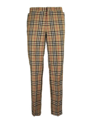 BURBERRY: casual trousers - Vintage Check trousers