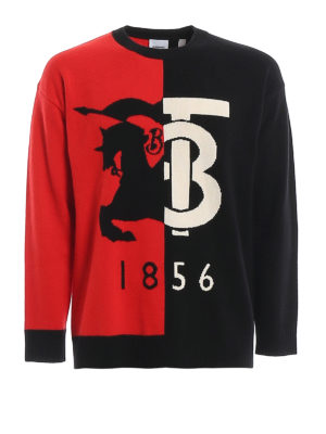 BURBERRY: crew necks - Carver sweater