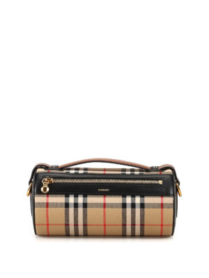 BURBERRY: borse a tracolla - Borsa cilindrica Barrel
