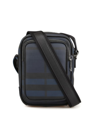 BURBERRY: borse a tracolla - Tracolla London Check con zip