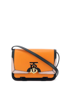 BURBERRY: cross body bags - Tb small leather cross body bag