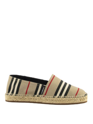 BURBERRY: espadrilles - Icon stripe espadrilles