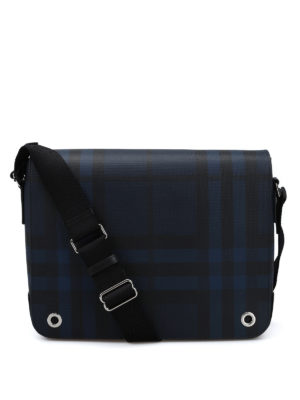 BURBERRY: laptop bags & briefcases - London Check messenger bag
