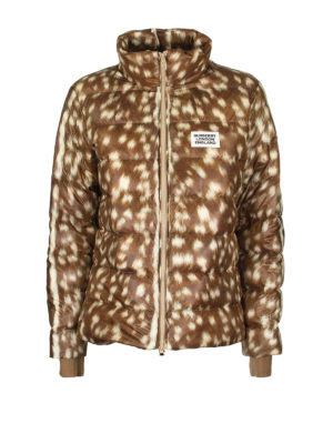 BURBERRY: padded jackets - Deer print puffer jacket