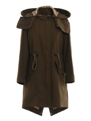 BURBERRY: Parkas - Parka - Verde