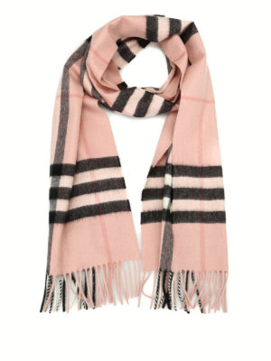 Burberry: scarves - Giant Check cashmere scarf