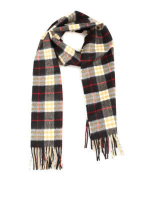 BURBERRY: sciarpe e foulard - Sciarpa in cashmere con motivo tartan