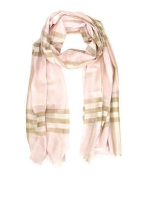 BURBERRY: Bufandas y pañuelos - Bufanda - Tartán