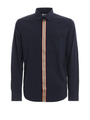 BURBERRY: camicie - Camicia Silverton con iconico motivo a righe