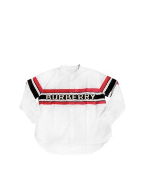BURBERRY: shirts - White shirt with print