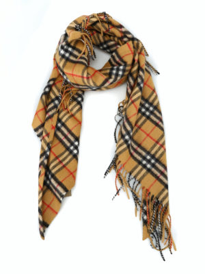 BURBERRY: Stole & Scialli - Scialle in cashmere Vintage Check Bandana