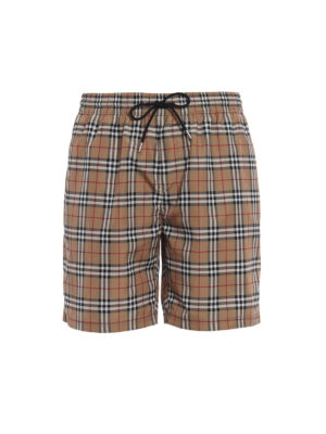 BURBERRY: Costumi piscina e boxer - Costume da bagno beige Guildes