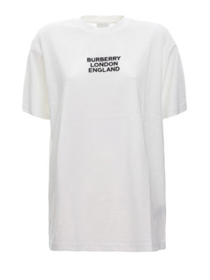 BURBERRY: t-shirts - Carrick cotton t-shirt