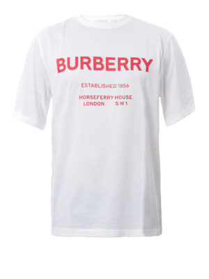 BURBERRY: t-shirts - Horseferry cotton t-shirt