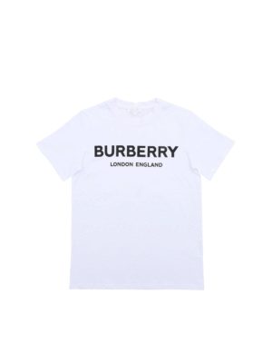BURBERRY: t-shirts - Robbie T-shirt in white