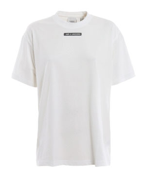 BURBERRY: t-shirt - T-shirt bianca Ronan