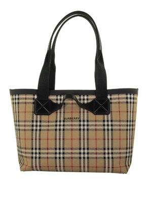 BURBERRY: Handtaschen - Shopper - Beige