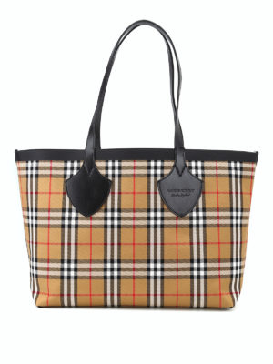 BURBERRY: shopper - Shopper reversibile The Medium Giant