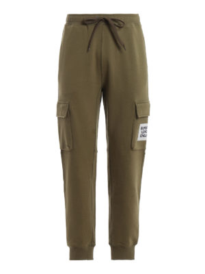 BURBERRY: pantaloni sport - Joggers cargo Foster