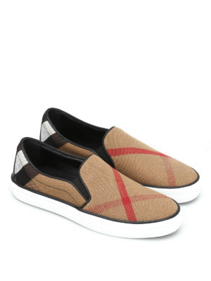 burberry slip ons