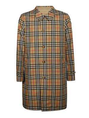 BURBERRY: trench coats - Vintage check reversible trench